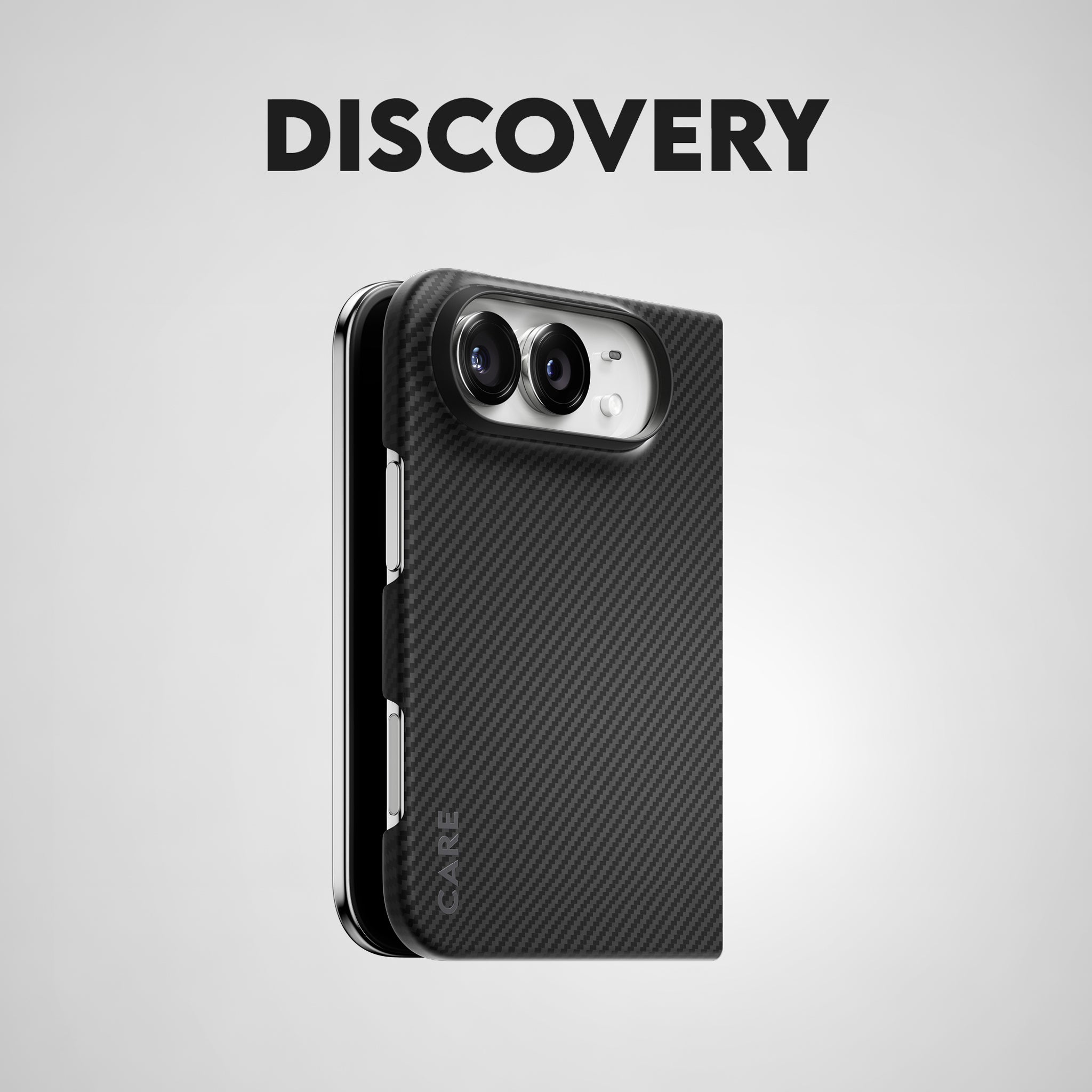 CARE™ by PanzerGlass® Discovery Case Schwarz & Grau m. MagSafe iPhone Duo